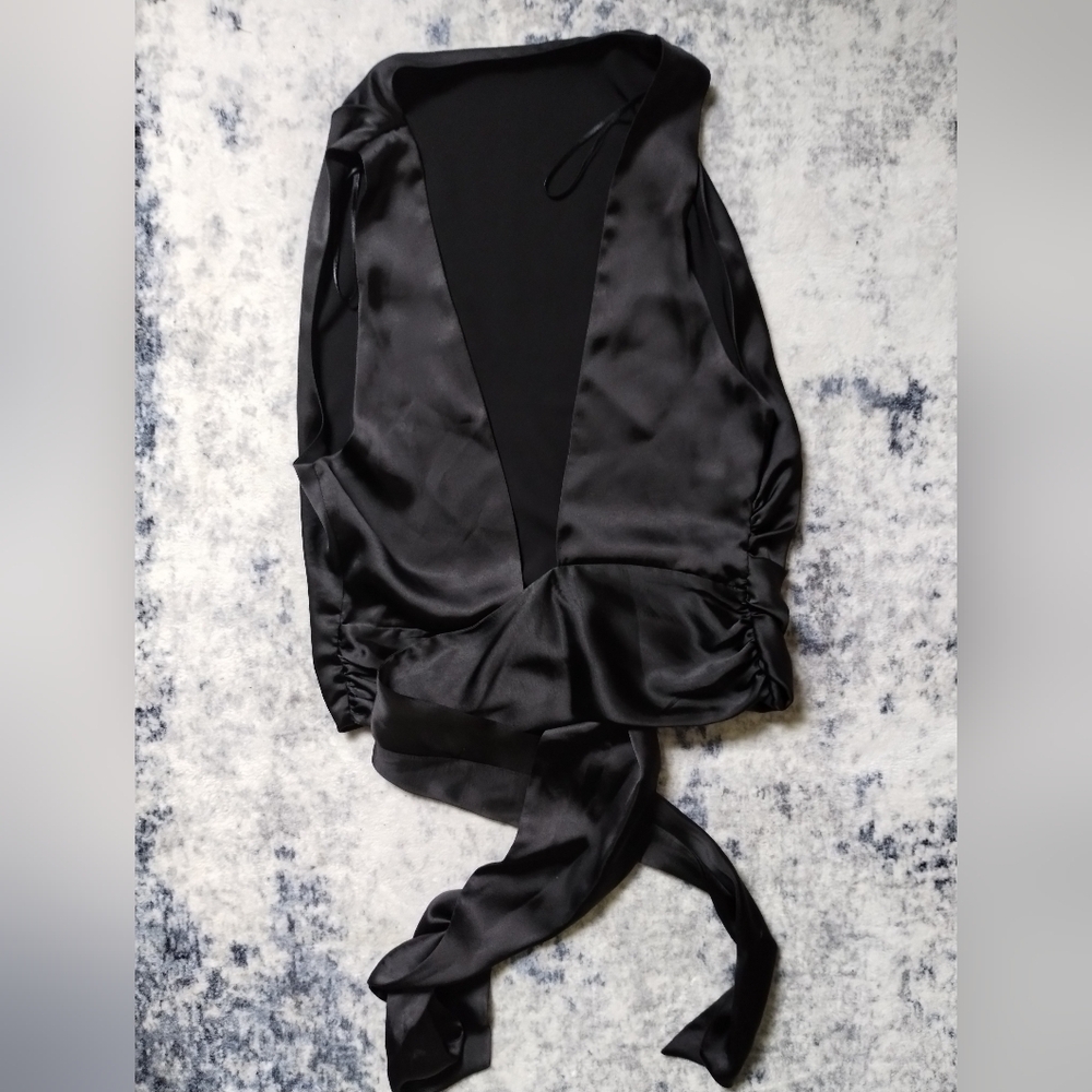 Zara Elegant Black Top XL